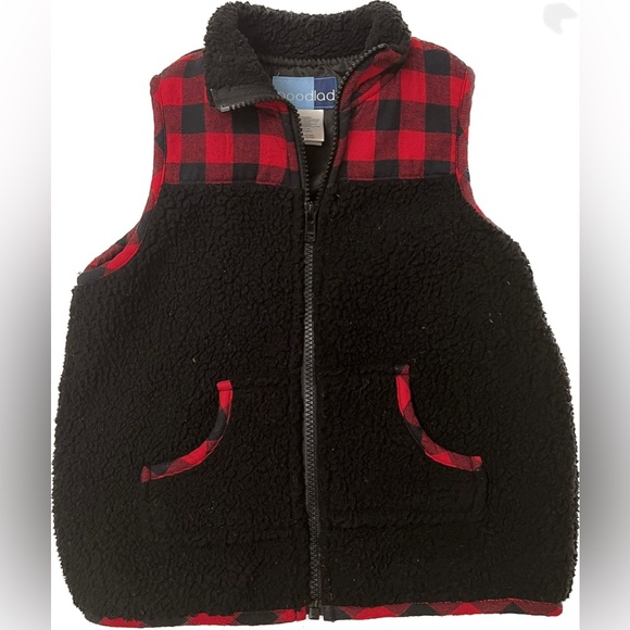 Good Lad 4T/5T Buffalo Plaid Vest Rugged charm for your little trendsetter!🍂👦 - Picture 2 of 10